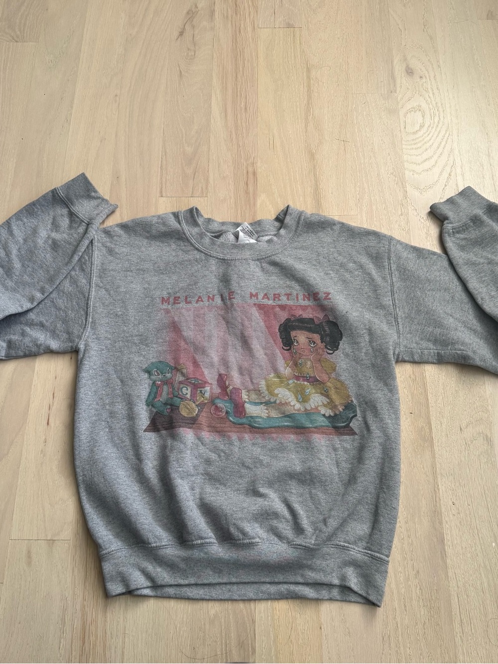 Melanie Martinez Gray Graphic Sweatshirt